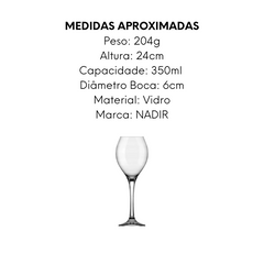Taça Prestige 350ml de Vidro - A Gourmet