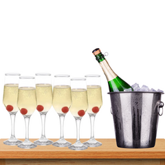 Taça de Vidro Champangne 186ml Nadir