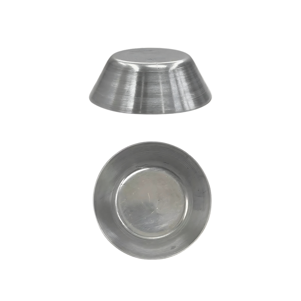 Pacote Com 12 Forminhas Para Empada Lisa de Aluminio - A Gourmet