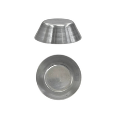 Pacote Com 12 Forminhas Para Empada Lisa de Aluminio - A Gourmet