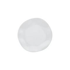 Prato Sobremesa de Porcelana Linha White 20cm - A Gourmet