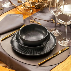 Tigela de Cerâmica Onix Flat 600ml - A Gourmet