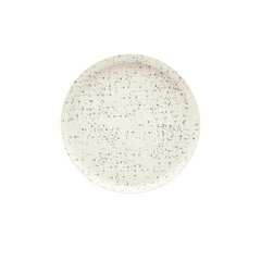 Prato de Sobremesa Chuvisco Cerâmica 20cm - A Gourmet