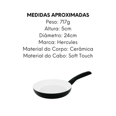 Frigideira Hércules 24cm Preta Hercules