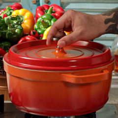 Caçarola Laranja de Cerâmica 3L Hercules