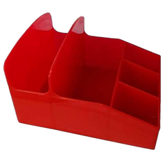 Porta Guardanapo Galheteiro vermelho Plastcom