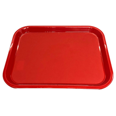 Bandeja Retangular Vermelha Plastcom