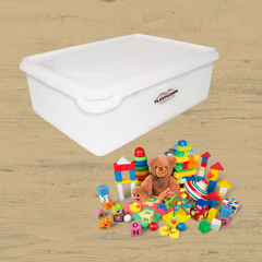 Caixa Organizador 10L Com Tampa Polietileno Plastcom