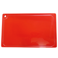 Placa de Corte Com Canaleta Vermelha 40cm