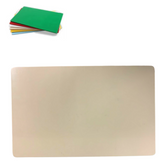 Placa de Corte Lisa Bege em Polietileno - A Gourmet