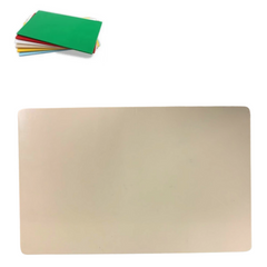 Placa de Corte Lisa Bege em Polietileno - A Gourmet