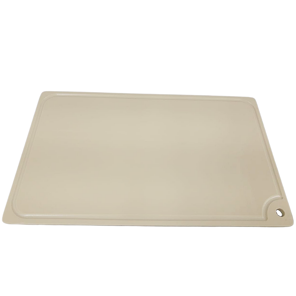 Placa de Corte Com Canaleta Bege 50cm - A Gourmet
