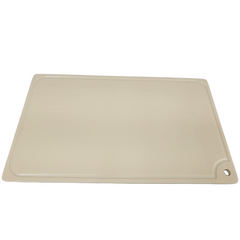 Placa de Corte Com Canaleta Bege 50cm - A Gourmet