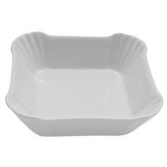 Tigela Petisqueira Quadrada de Porcelana Etilux