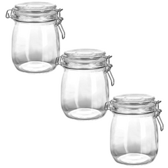 Pote Hermético 700ml de Vidro Etilux