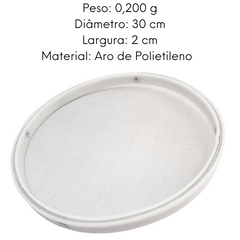 Peneira Aro de Polietileno 30cm - A Gourmet