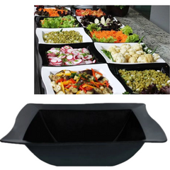 Tigela Saladeira Moove M Preta Polipropileno VemPlast