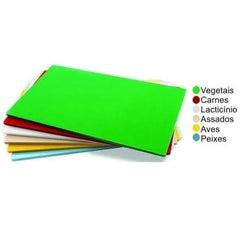 Placa de Corte Lisa Branca 50cm - A Gourmet