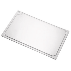 Placa de Corte Com Canaleta Branca 40cm - A Gourmet