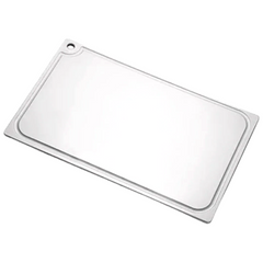 Placa de Corte Branca Com Canaleta 50cm - A Gourmet