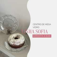 Centro de Mesa Vidro Sofia 30cm - A Gourmet