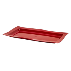 Tigela Saladeira Moove Rasa Vermelha 3L VemPlast