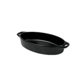 Mini Travessa Com alça Oval Melamina Black Gourmet Mix