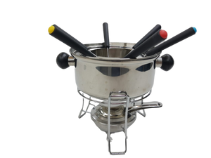 Conjunto Fondue em Aço Inox 10Pçs Imporiente