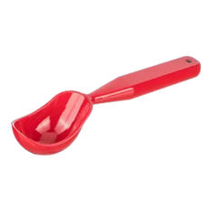 Colher de Sorvete Vermelha em Aço Inox Weck