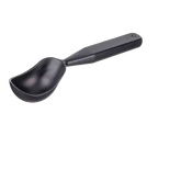 Colher de Sorvete Preta em Aço Inox Weck