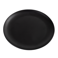 Prato redondo melamina black Gourmet Mix