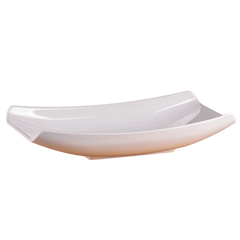 Travessa Curva de Melamina de 25cm Bestfer