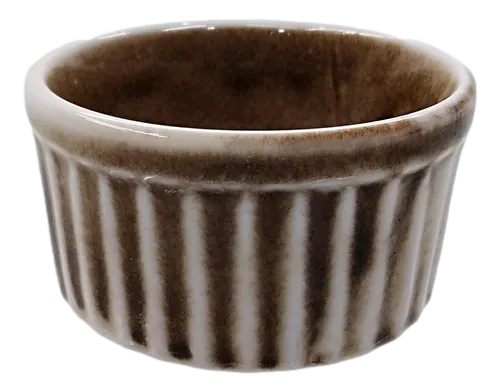 Ramekim em porcelana 200ml Marrom Antigo BelaVista