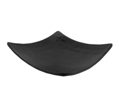 Prato Quadrado Côncavo Black 15cm Melamina Bestfer
