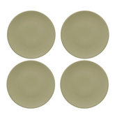 Conjunto de 4 Prato Sobremesa Oliva - A Gourmet