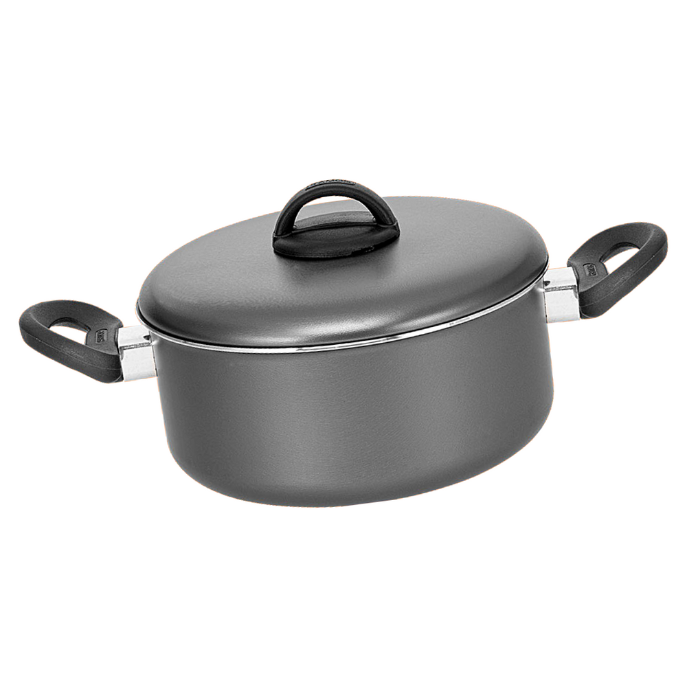 Panela Caçarola N24 Alumínio C/ Cabo Baquelite 4,5l Grafite Ramos