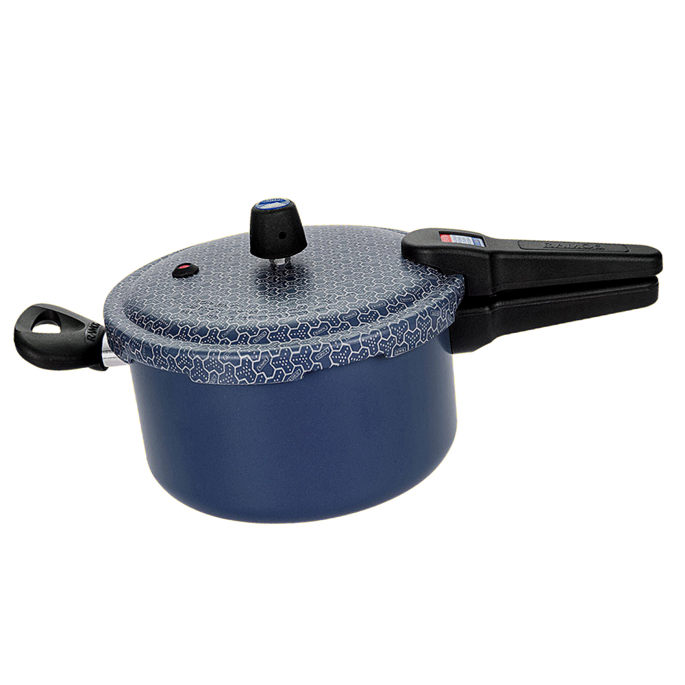 Panela de Pressão Conecta Antiaderente 4,5L Azul Ramos
