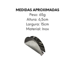 Porta Guardanapo em Aço Inox - A Gourmet