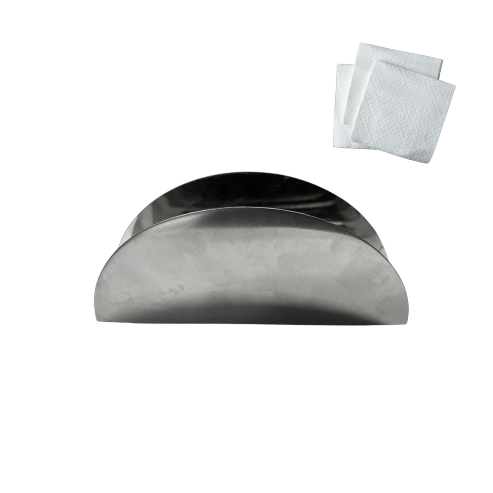 Porta Guardanapo em Aço Inox - A Gourmet
