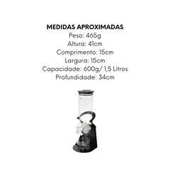 Dispenser de Cereais Redondo 1,5L Mimo Style