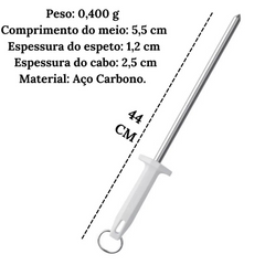 Chaira 12° Premium Afiador de Faca Original