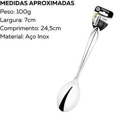 Colher América Para Arroz M em Aço inox Original
