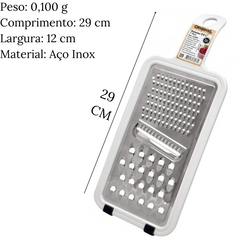 Ralador 1 Face Branco em Aço inox Original