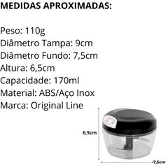 Processador Alimentos de 170ml Original