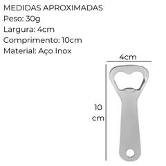 Abridor Garrafa Aço Inox Original