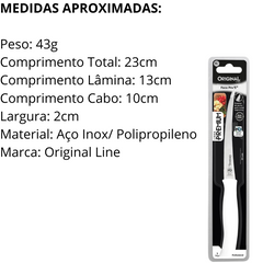 Faca Peixeira 5° Aço Inox - A Gourmet