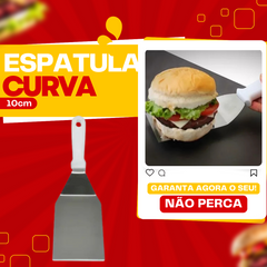 Espátula Curva Aço Inox - A Gourmet