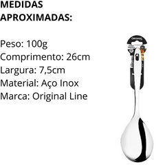 Colher Premium Aço Inox 26cm - A Gourmet