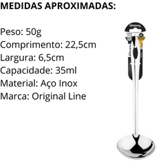 Concha Premium Aço Inox 35ml - A Gourmet