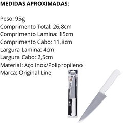 Faca Peixeira Premium 6° Aço inox - A Gourmet